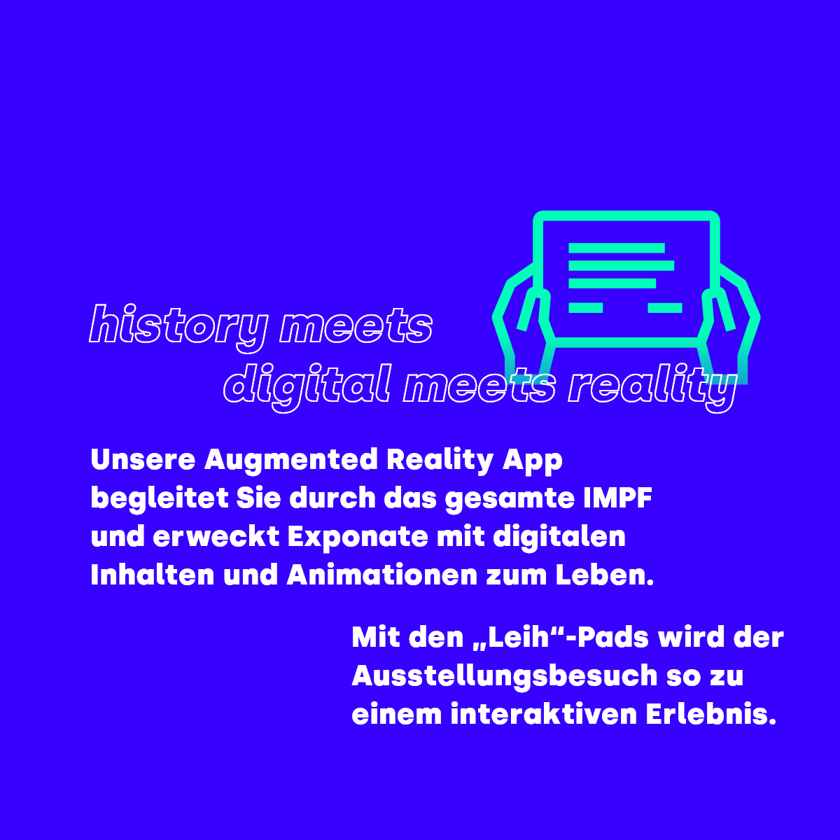 Ausstellung mit Augmented Reality