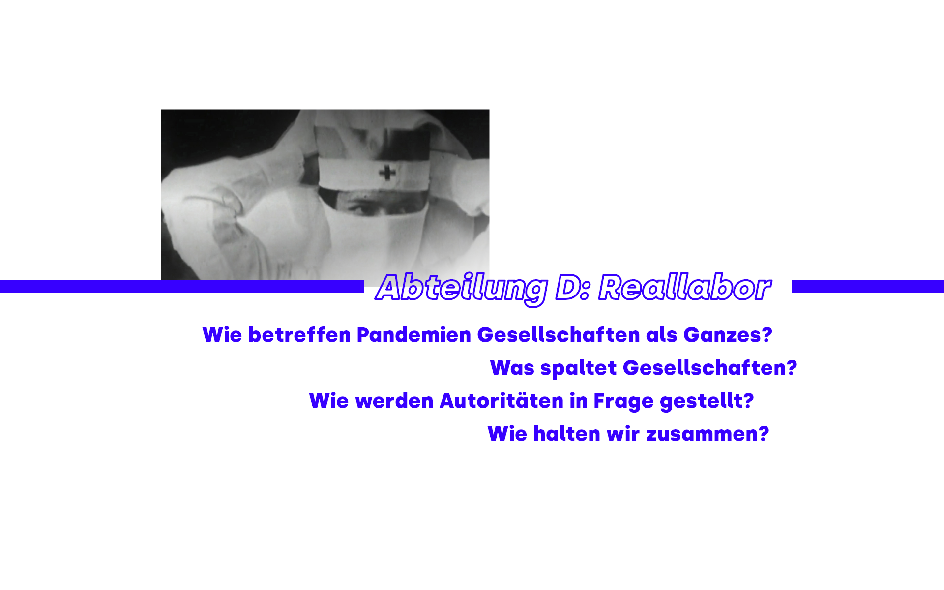 Abteilung D: Reallabor